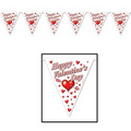 Happy Valentine's Day Pennant Banner